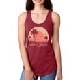 thumbnail image 3 of South Beach Palm Tree Sunset Racerback Tank Women's -SelectDesign, 3 of 4