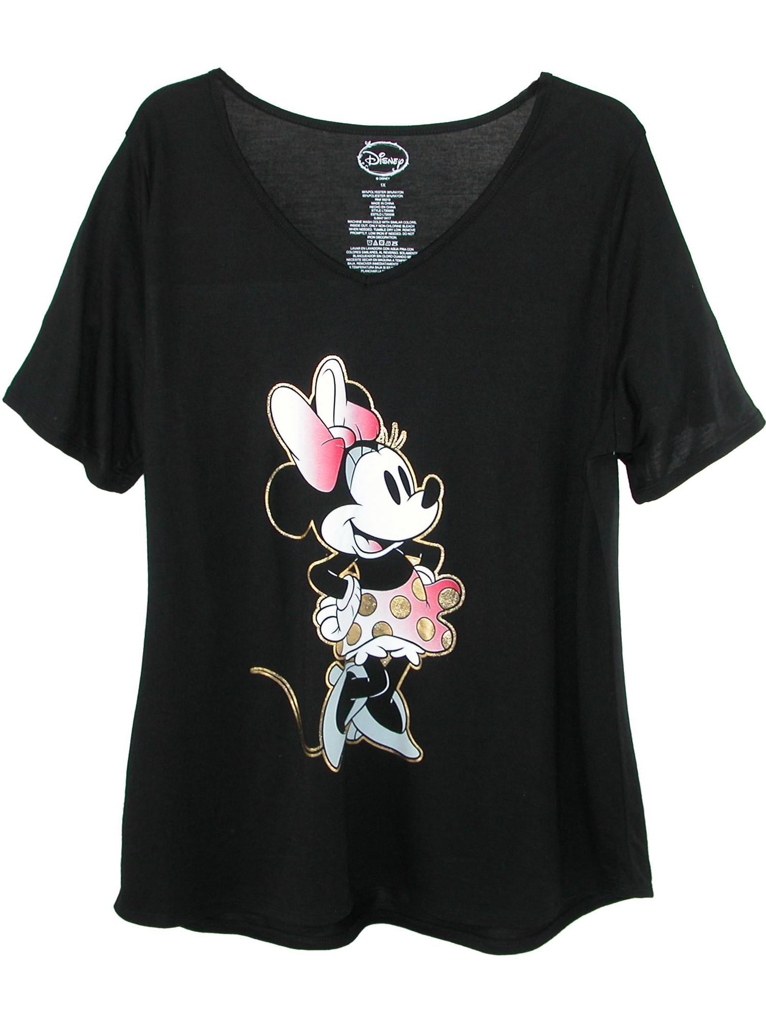 Disney Minnie Mouse V-Neck T-Shirt for Women