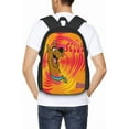 thumbnail image 6 of Scooby Doo Backpack, Cartoon Anime Backpack, 40.6 cm (16 inches), Laptop, Travel Day Backpack, Black, Black, One size, 6 of 7