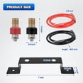 thumbnail image 2 of Battery Jump Post Waterproof Copper Battery Jumper Relocation Kit For Car MH, 2 of 7