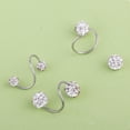 thumbnail image 4 of SmartBy 1Pc Piercing Earring Faux Crystal Tragus Studs Earring Easy to Clean Stud Earring for Auricle Cartilage Lip, 4 of 7