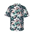 thumbnail image 3 of Daiia Cute Poodle Dog Hawaiian Shirt for Men Gentle Cotton Regular Short Sleeve Casual-Medium, 3 of 9