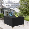 thumbnail image 3 of Patio Furniture Cover Rectangular Garden Table Cover Waterproof Outdoor Table Chairs Set Cover Oxford Cloth Lawn Furniture Set Protector with Windproof Buckles for Garden Yard Patio, 3 of 7