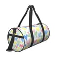 thumbnail image 3 of Easygdp Hand Drawn Colored Hearts Travel Bag, Camping, Weekend, Carry On Overnight Duffel Bag with Shoulder Strap, 3 of 8