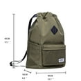 thumbnail image 2 of KAUKKO Cordón Deportes Mochila Gimnasio Yoga Bolsa Hombro Mochila para Hombres y Mujeres KAUKKO  K2031-2-Armygreen, 2 of 5