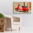 thumbnail image 6 of Epic Graffiti 'Vespa Rossa' by IMB, Canvas Wall Art, 40"x26", 6 of 8