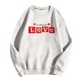 thumbnail image 3 of Sweatshirt for Couples Mens Sweatshirt Husband and Wife Matching Outfits Mens Sweatshirts Crewneck Lover Long Sleeve Sweater for Valentines Day Holiday Sweatshirts for Women, 3 of 4