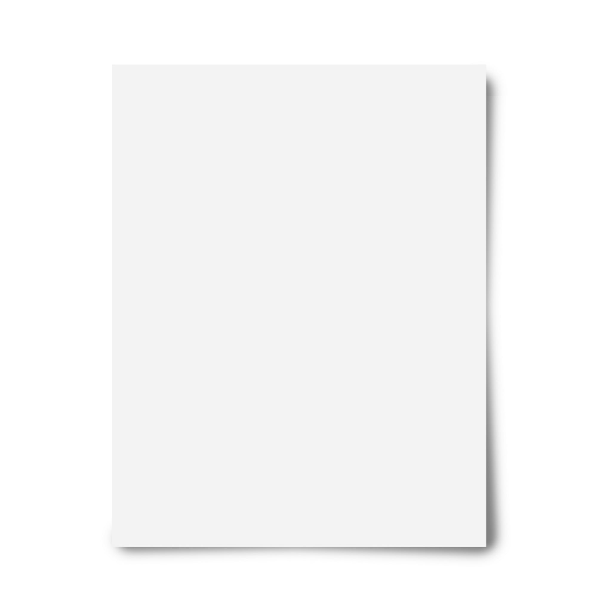 Pen+Gear Economy White Poster Board, 22 in x 28 in, 1 Count
