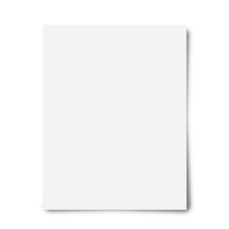 Pen + Gear Economy White Poster Board, 22"x28", 1 Count