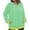 Green, variant on Ashirexll Hoodies for Women Fall Casual Loose Striped Printed Long Sleeve Zip Up Drawstrings Hoodie Lightweight Jacket with Pockets Black L