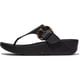 thumbnail image 1 of Sandalia FitFlop Lulu para Mujer en Cuero Negro con Dedo Post 9, 1 of 6