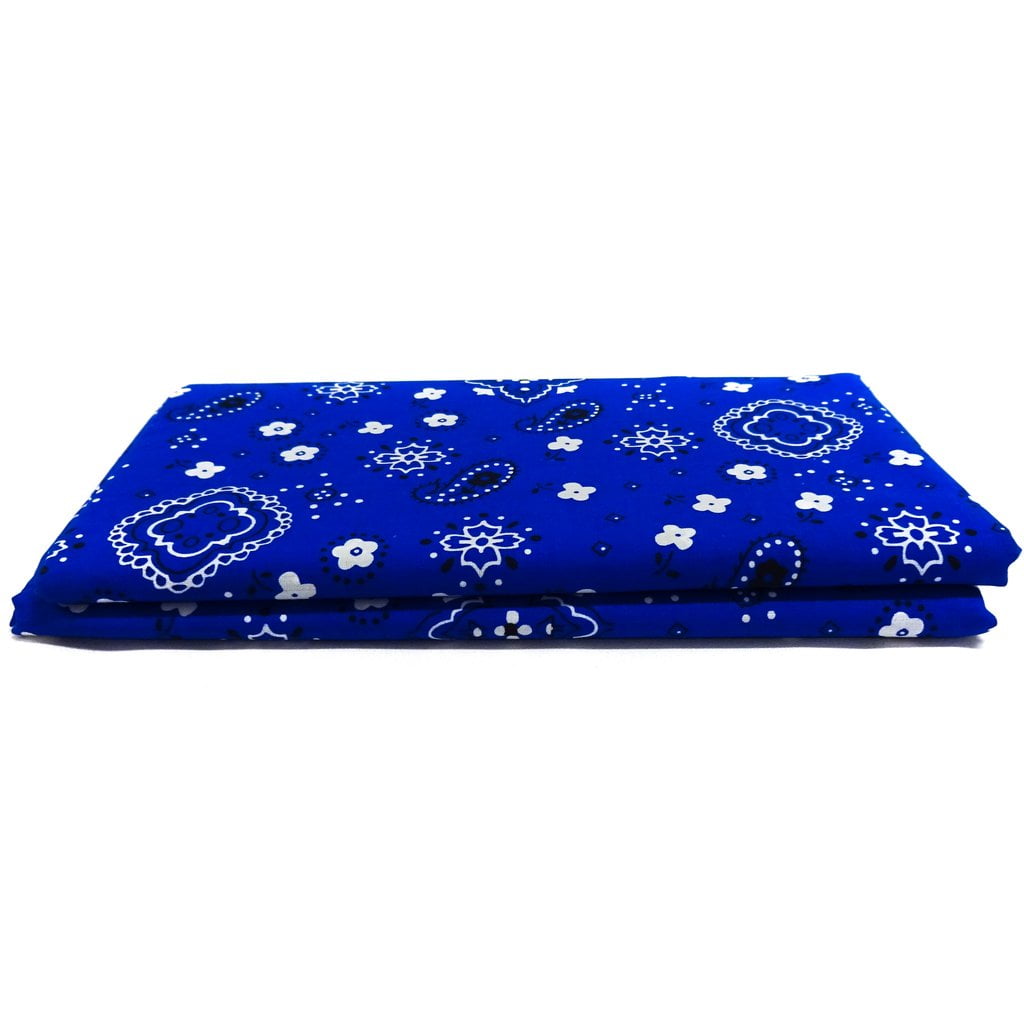 Shason 45" X 2 Yd Cotton Polyester Blend Printed Craft Fabric, Navy