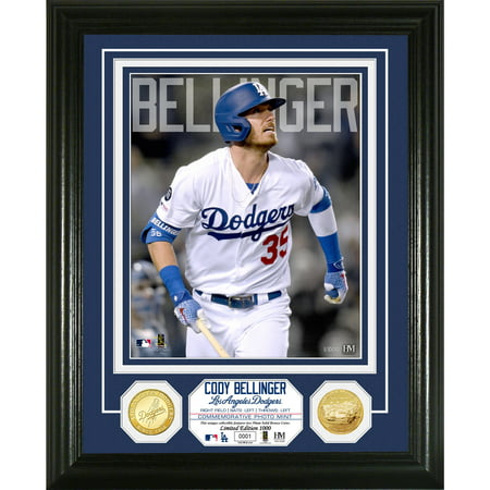 Cody Bellinger Los Angeles Dodgers Highland Mint 13'' x 16'' Player Bronze Coin Photo Mint - No (Mlb 16 Best Players)