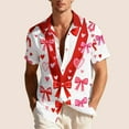 thumbnail image 5 of Awdenio Tshirts Shirts for Men Summer Beach Casual Short Sleeve Button Down Shirts Novelty Print Tropical Beach Shirts, 5 of 9