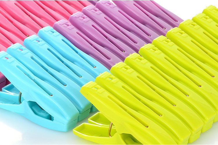 Strong Plastic Clothespins Laundry Clothes Pins Drying Clip with Basket Gracious