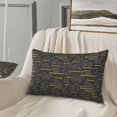 thumbnail image 5 of Goofa Retro Excavator Pattern Pillow Case – Plush & Soft Cushion Cover, Hypoallergenic Throw Pillow Case for Comfortable Sleep with Envelope Closure-16"x24", 5 of 6