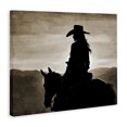 thumbnail image 3 of Stupell Industries Cowgirl Sunset Sepia Portrait People Painting Wrapped Canvas Canvas Art Print Wall Art, 48 x 36, 3 of 7