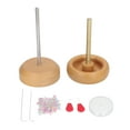 thumbnail image 1 of Bead Spinner Beading Bowl Spinner Kit, Spinning Bead Loader Wooden Bead Spinner Machine Quickly Bead String Beading Tools for DIY Bracelet Jewelry Making, 1 of 8