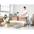 thumbnail image 6 of Unique Bargains Foldable Clothes Storage Bags with Handles Grey 30*16*8.5in, 6 of 7