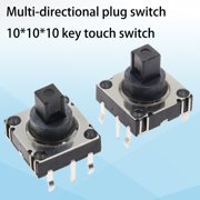 5 Way Navigation Reset Tactile Push Button Switches with Automatic Return
