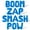 Blue, variant on Letter Balloons - BOOM ZAP SMASH POW 16" Inch Alphabet Letters Foil Mylar Balloon Birthday Party Banner (White)