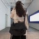 thumbnail image 1 of Vintage Canvas Crossbody Bag, Large Capacity Messenger Bag, Simple Student Shoulder Bag, 1 of 4