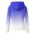 thumbnail image 3 of Jsaierl Womens Hoodies Oversized Gradient Graphic Hooded Sweatshirts Lightweight Pullover Workout Long Sleeve Top Hoodie Womens Hoodies Under $20, 3 of 4