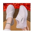 thumbnail image 4 of Breathable Mesh Slip-On Casual Sneakers – Lightweight Fashion Shoes Anti-Slip Women's Walking Shoes Breathable and Adjustable Women Sneakers, 4 of 10