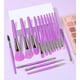 thumbnail image 1 of Purple Makeup Brush Set Eyeliner Eyelash Stereo Eyeshadow 16 Cosmetics, 1 of 5