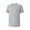 Gray, variant on Men's Shirts Big And Tall 4XL Soft Comfort Solid Color Polyester Short Sleeved Outdoor Casual Sports T-shirt