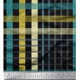thumbnail image 1 of Soimoi Black Cotton Cambric Fabric Check Check Fabric Prints By Yard 56 Inch Wide, 1 of 3