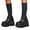 Black, variant on Fesfesfes Platform Boots for Women Thick-soled Boots For Young Ladies Large Size Platform Synthetic US:8.5(41)