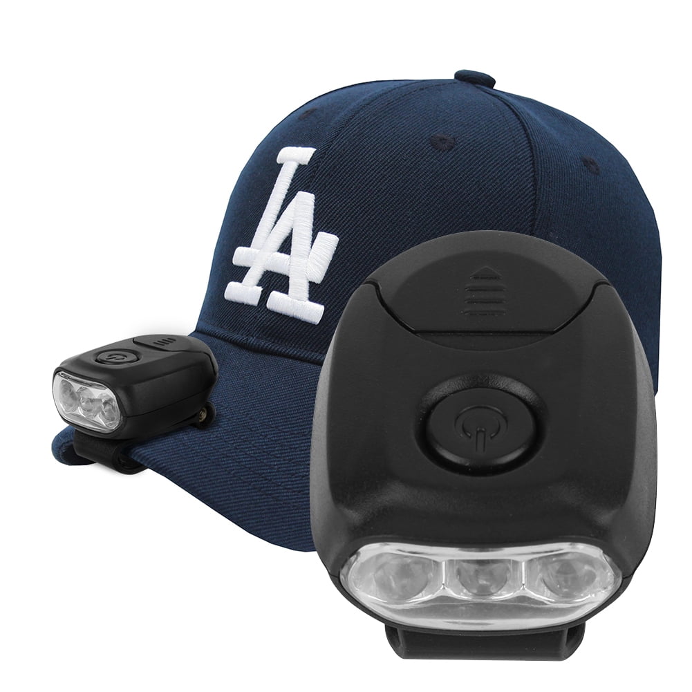 COB LED Cap Hat Brim Clip-On Lamp Head Light Headlamp For Camping Hiking Fishing
