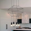 thumbnail image 5 of VONN Expression 18" ETL Certified Integrated LED Aluminum/Acrylic Pendant Black, 5 of 12