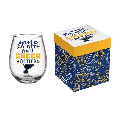 

St. Louis Blues 17oz Boxed Stemless Glass
