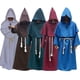 thumbnail image 2 of Disfraz de monje, disfraz de fraile, Túnica religiosa, Robin Hood, traje para hombre adulto, 2 of 5