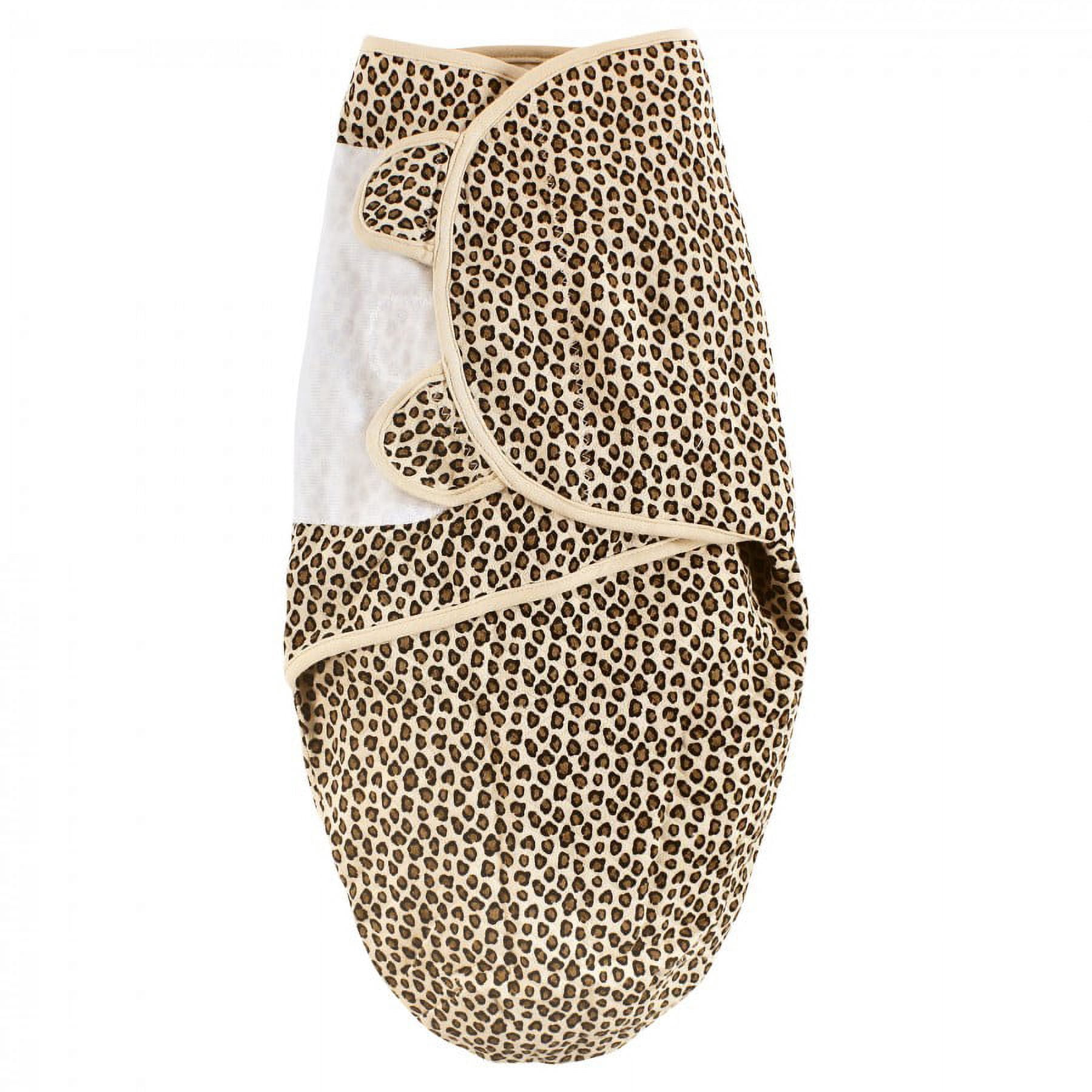 Hudson Baby Infant Girl Quilted Cotton Swaddle Wrap 3pk, Rose Leopard, 0-3 Months