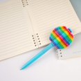 thumbnail image 4 of 5 Pcs Rainbow Fidget Ballpoint Pens, Decompression Multifunction Writing Tools, Colorful Desk Toys for Office, Novelty Gifts for Kids, Children & Students (Multicolor Rainbow 5 - Pack), 4 of 6