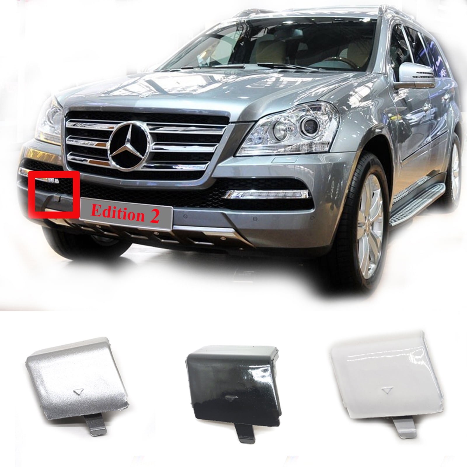 Trimla Front Tow Cover for 0912 Mercedes Benz GL X164 Facelift Fit