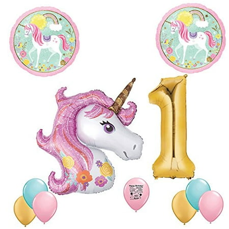  Unicorn  Party  Supplies  Magical Unicorn  1st Birthday  Party  