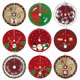 thumbnail image 3 of Falda de árbol de Navidad de dibujos animados, 62CM, artesanía, conjunto de Base envolvente de árbol, adornos navideños para el hogar, adornos navideños, 3 of 4
