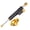 Black, variant on Yajisi Universal Motorcycle Steering Damper Handlebar Stabilizer Aluminum Alloy Safety Control for Street Cars and Sports Bikes, Gold