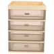 thumbnail image 1 of Organizador de escritorio con cajones Cajón de almacenamiento de escritorio Cajón de varios niveles Soporte de papelería, 1 of 6