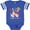 Football Blue and White, variant on Inktastic Farmer Tractor EIEIO Big Bro Boys Baby Bodysuit