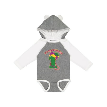 

Inktastic Mardi Gras 1st Birthday Gift Baby Boy or Baby Girl Long Sleeve Bodysuit