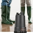 thumbnail image 6 of Red Lion 14942731 RL-MP16 115 Volt, 1/6 HP, 1300 GPH Manual Thermoplastic Submersible Utility Pump, 8-Ft. Cord, Black, 6 of 9