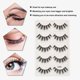 thumbnail image 5 of Anself 5 pares de pestañas postizas 3D pestañas postizas Handamde para maquillaje de ojos herra Carevas Pestañas postizas, 5 of 7