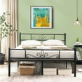 thumbnail image 3 of Costway Full Metal Platform Bed Frame with Headboard and Footboard No Box Spring Needed, 3 of 9