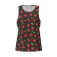 thumbnail image 4 of Fotbe Tomatoes1 Pattern Men's Quick Dry Workout Tank Top Gym Muscle Tee Fitness Bodybuilding Sleeveless T Shirt Breathable Workout Shirt-Medium, 4 of 9