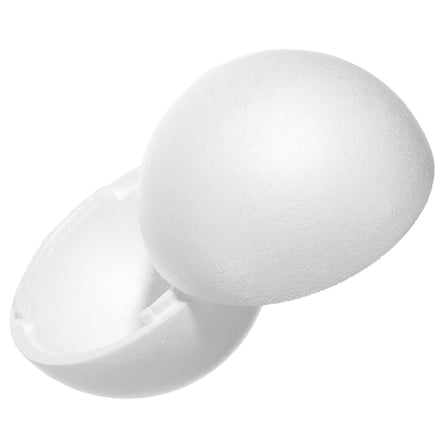HONMEET White Polystyrene Hollow 1 Pack Lightweight Craft Accessories for Festivals Weddings Decorations